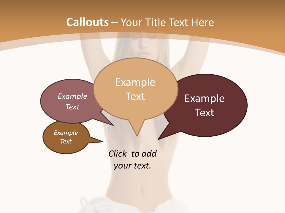 Wave Daughter Peaceful PowerPoint Template