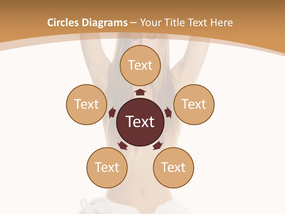 Wave Daughter Peaceful PowerPoint Template