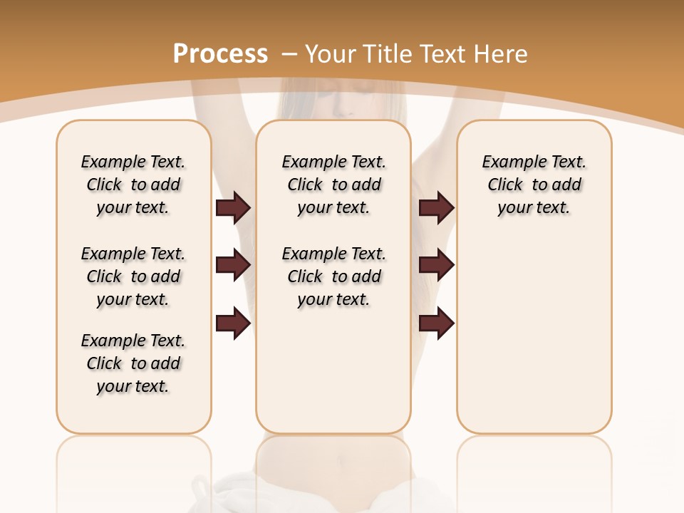 Wave Daughter Peaceful PowerPoint Template