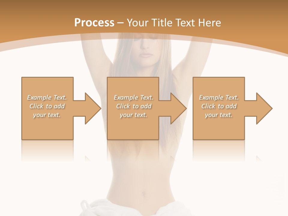 Wave Daughter Peaceful PowerPoint Template