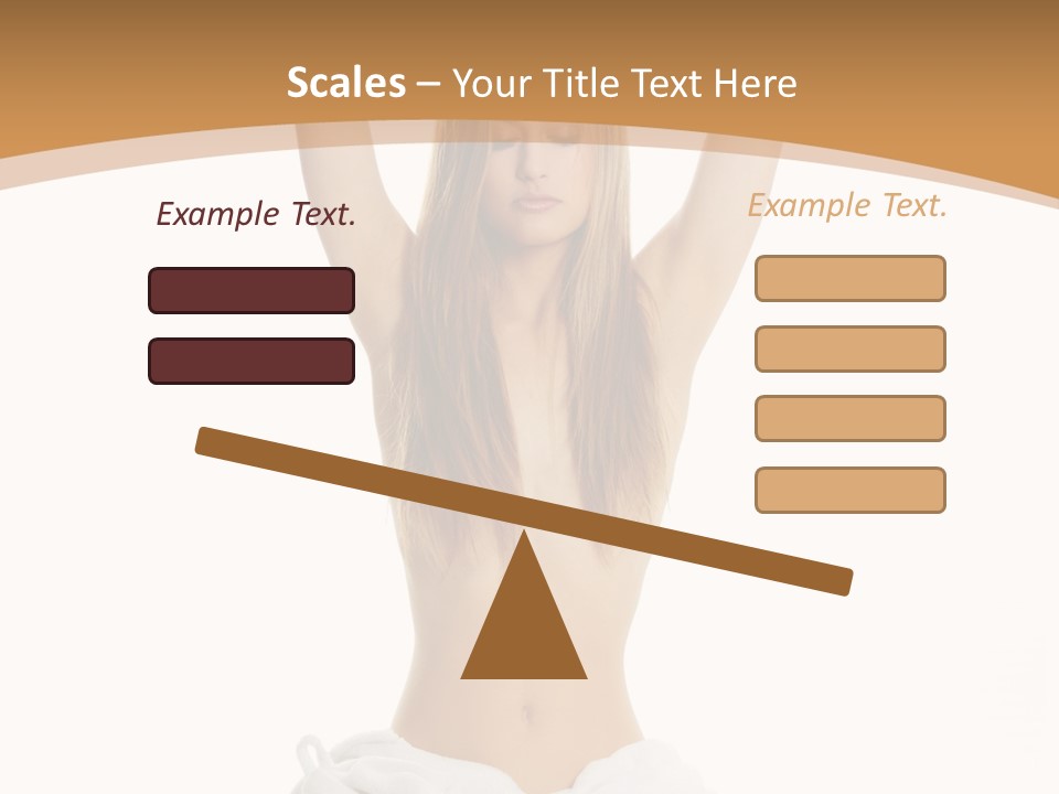 Wave Daughter Peaceful PowerPoint Template