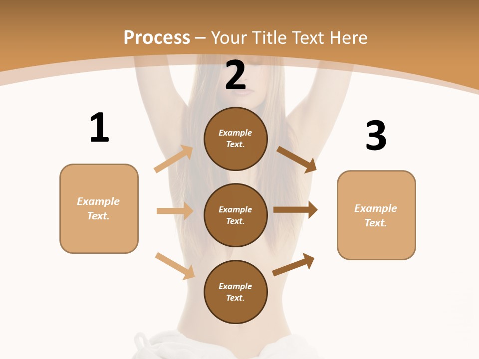 Wave Daughter Peaceful PowerPoint Template