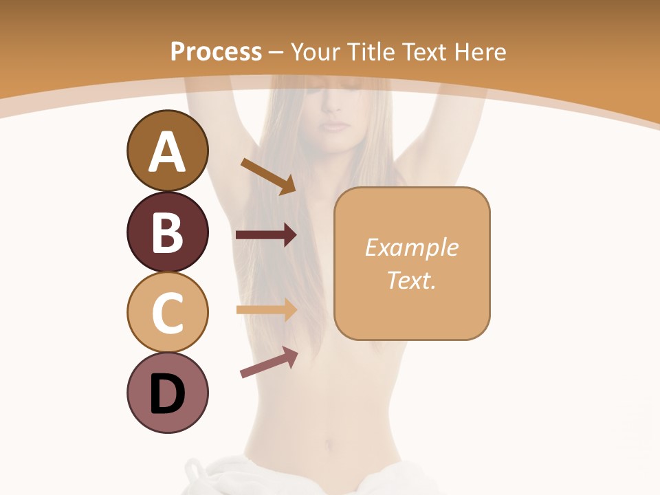 Wave Daughter Peaceful PowerPoint Template