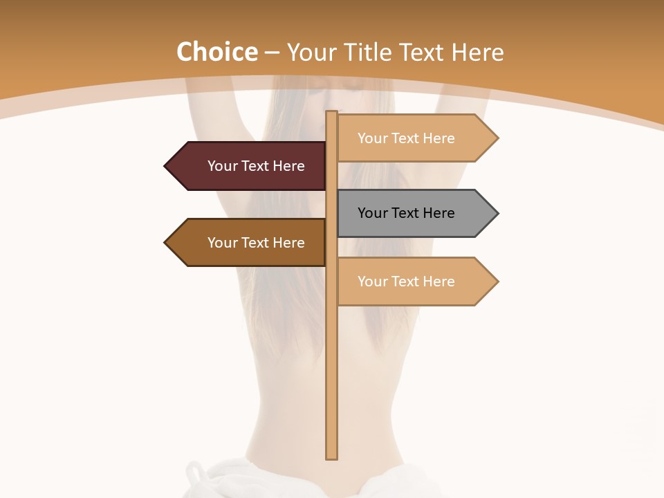 Wave Daughter Peaceful PowerPoint Template