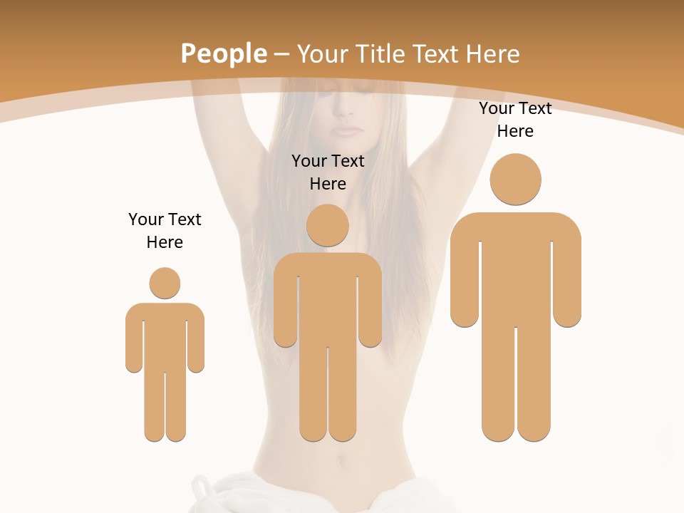 Wave Daughter Peaceful PowerPoint Template