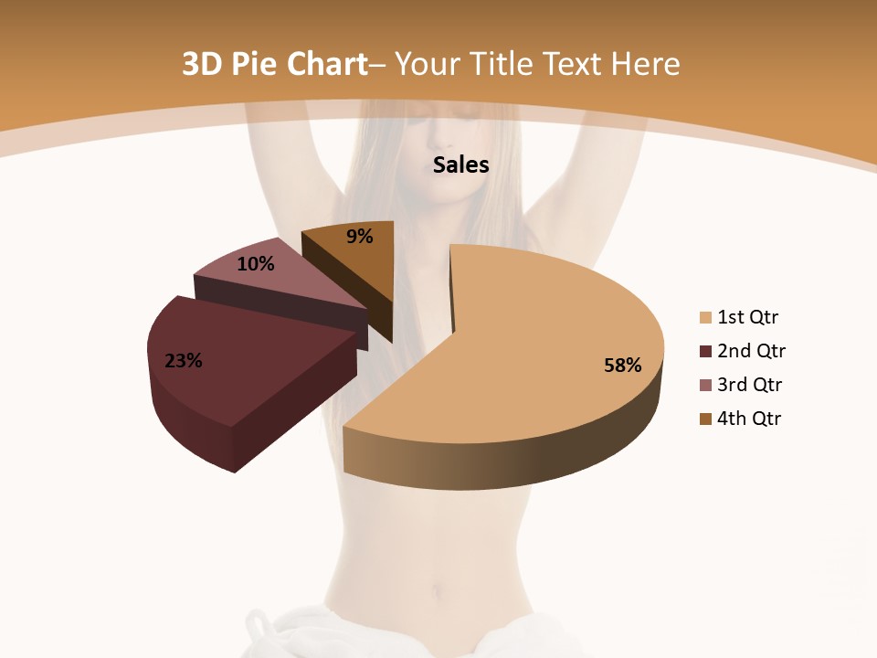 Wave Daughter Peaceful PowerPoint Template