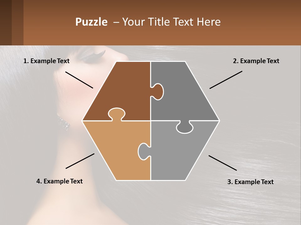 Portrait Parent Elderly PowerPoint Template