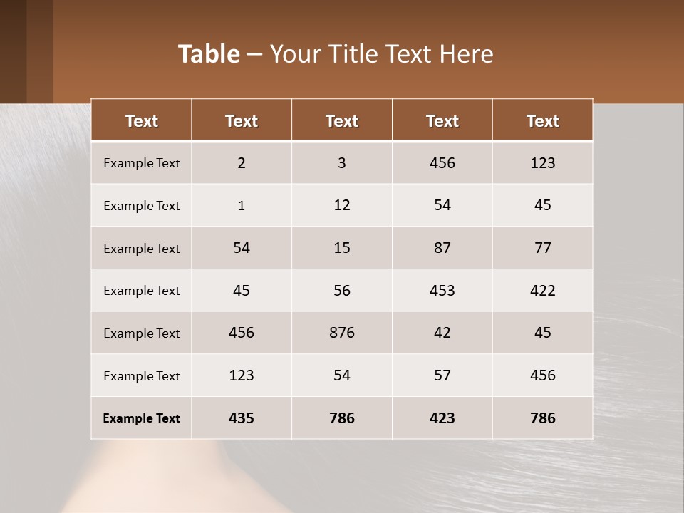 Portrait Parent Elderly PowerPoint Template