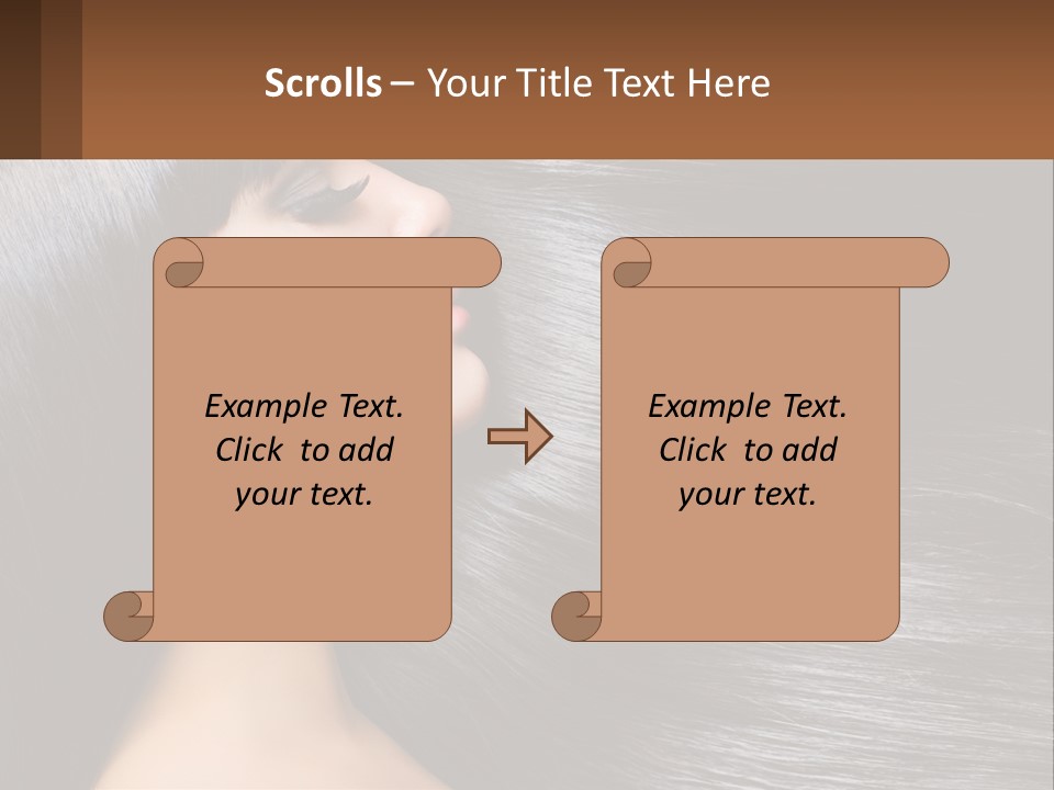 Portrait Parent Elderly PowerPoint Template