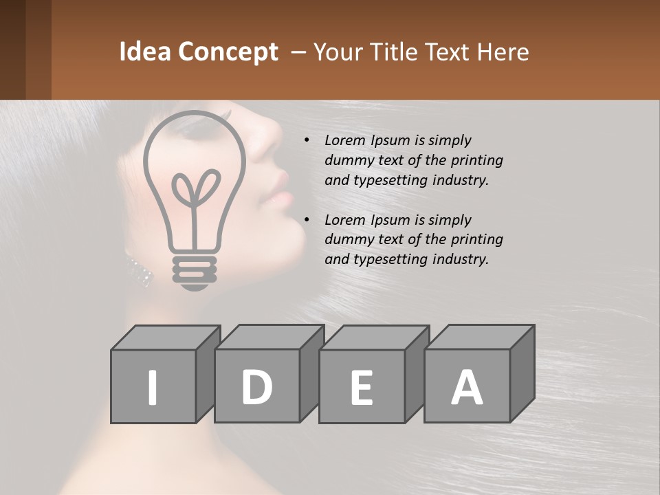 Portrait Parent Elderly PowerPoint Template