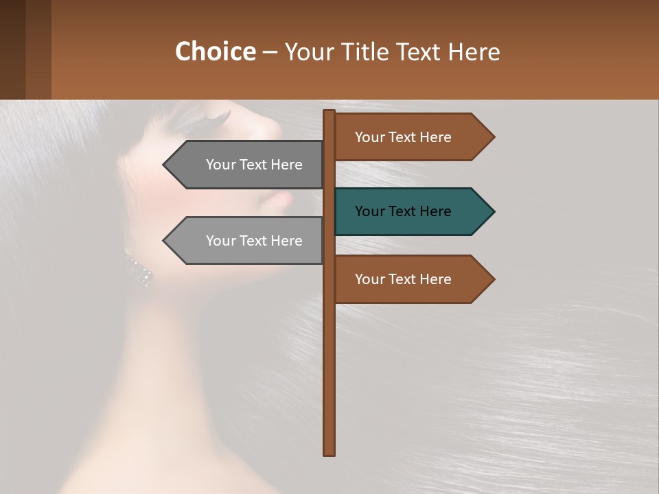 Portrait Parent Elderly PowerPoint Template