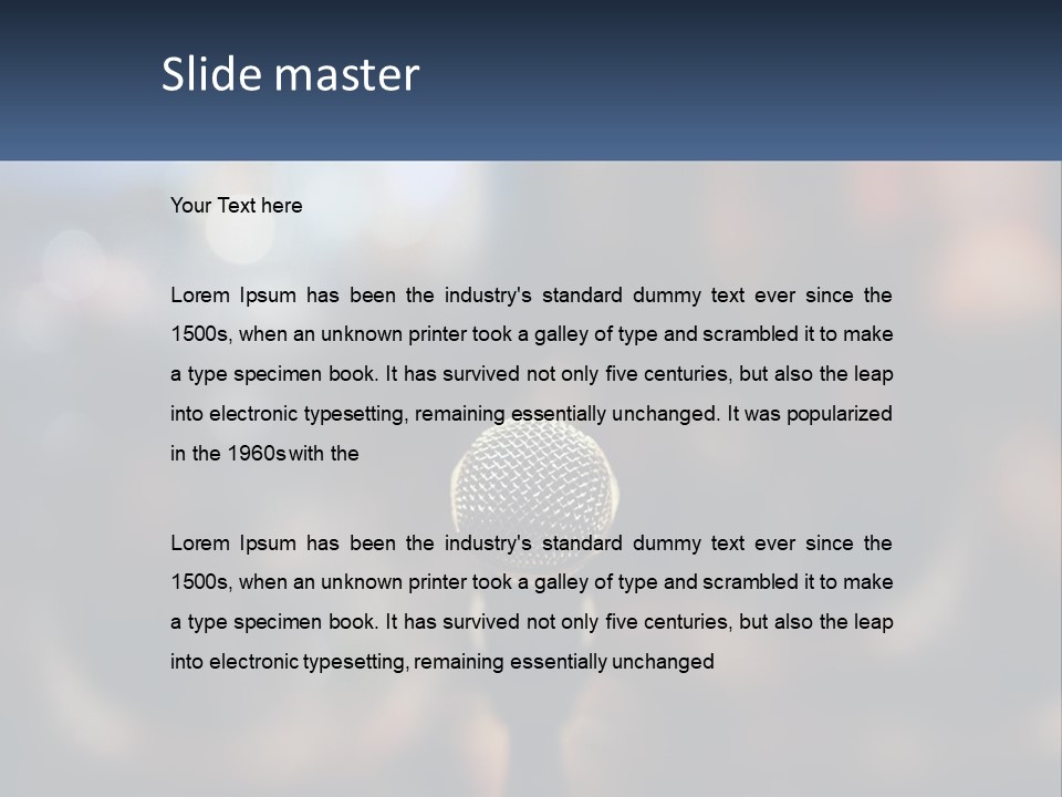 Coastal Portrait Wellness PowerPoint Template