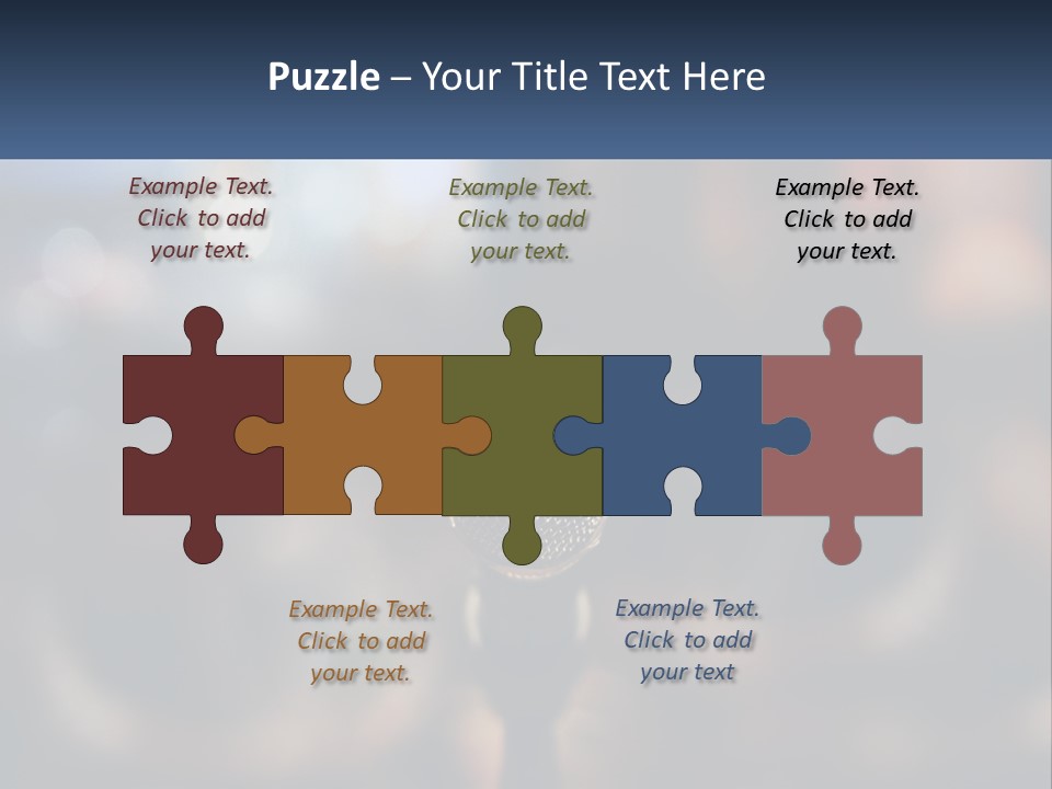 Coastal Portrait Wellness PowerPoint Template