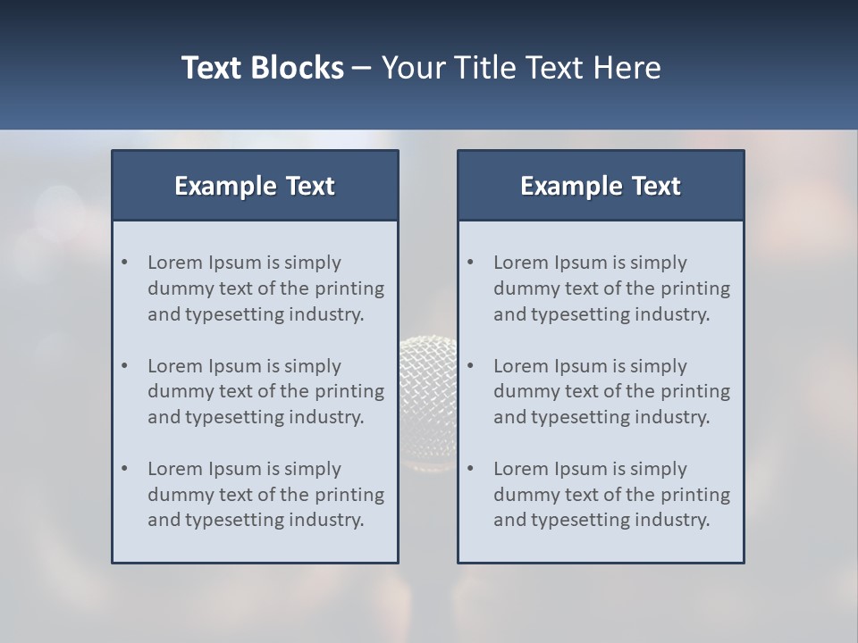 Coastal Portrait Wellness PowerPoint Template