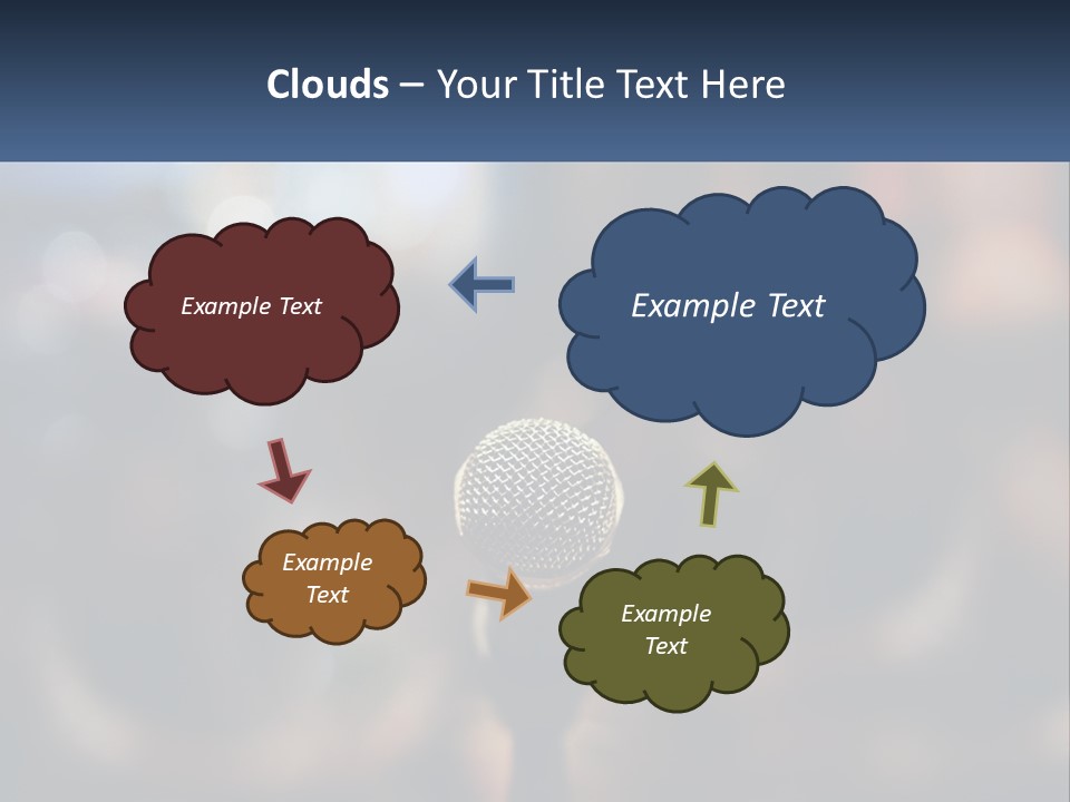 Coastal Portrait Wellness PowerPoint Template