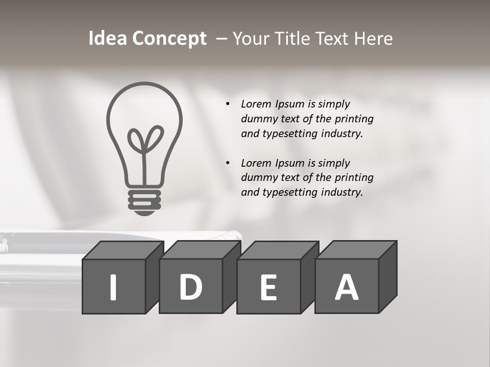 Family Portrait Sunrise PowerPoint Template