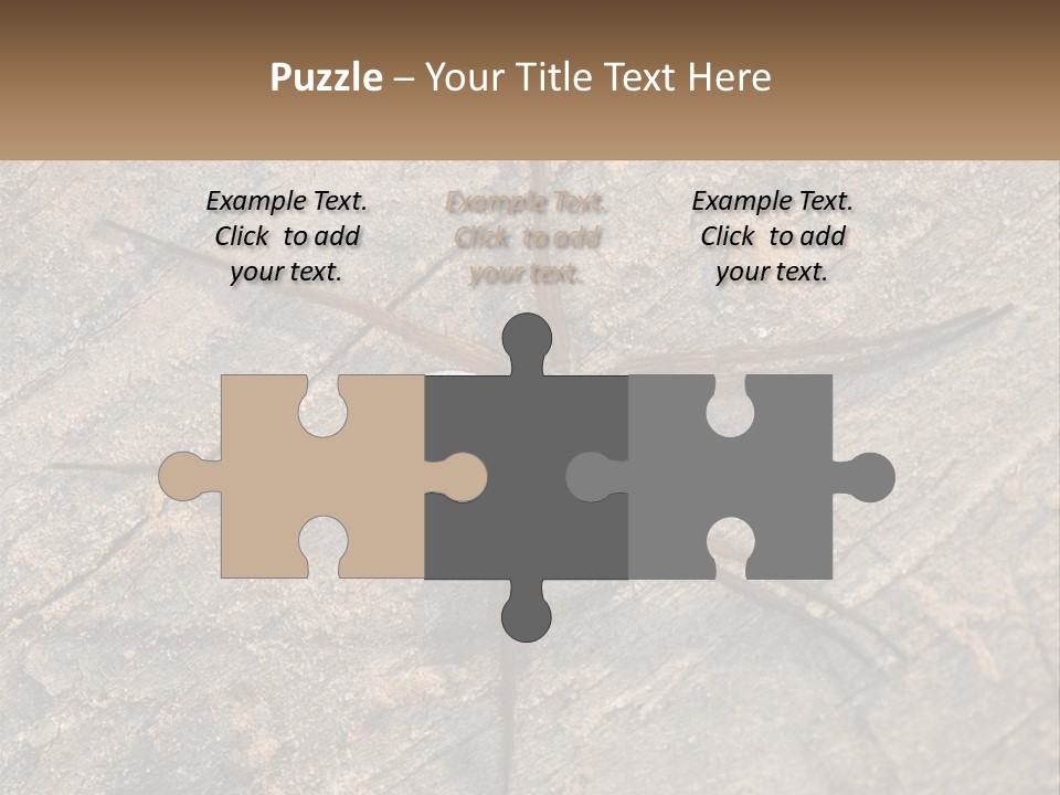 Life Caucasian Pensioner PowerPoint Template