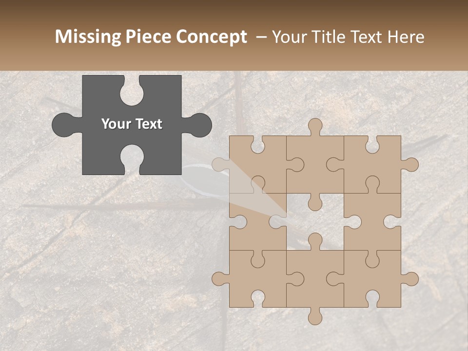 Life Caucasian Pensioner PowerPoint Template