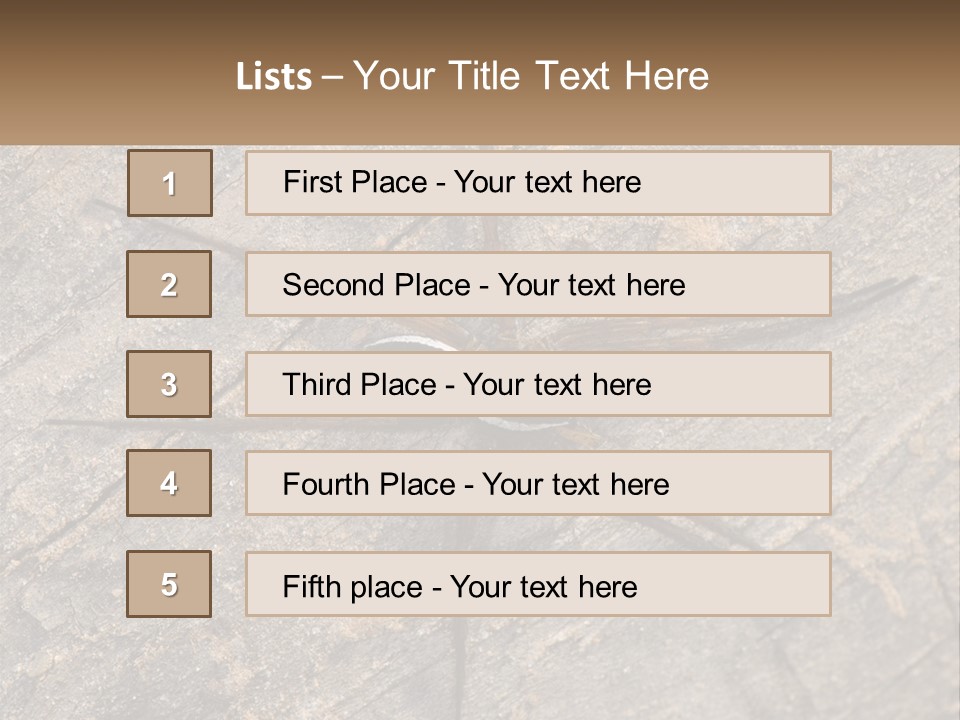 Life Caucasian Pensioner PowerPoint Template