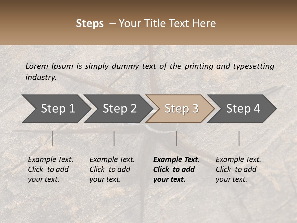 Life Caucasian Pensioner PowerPoint Template