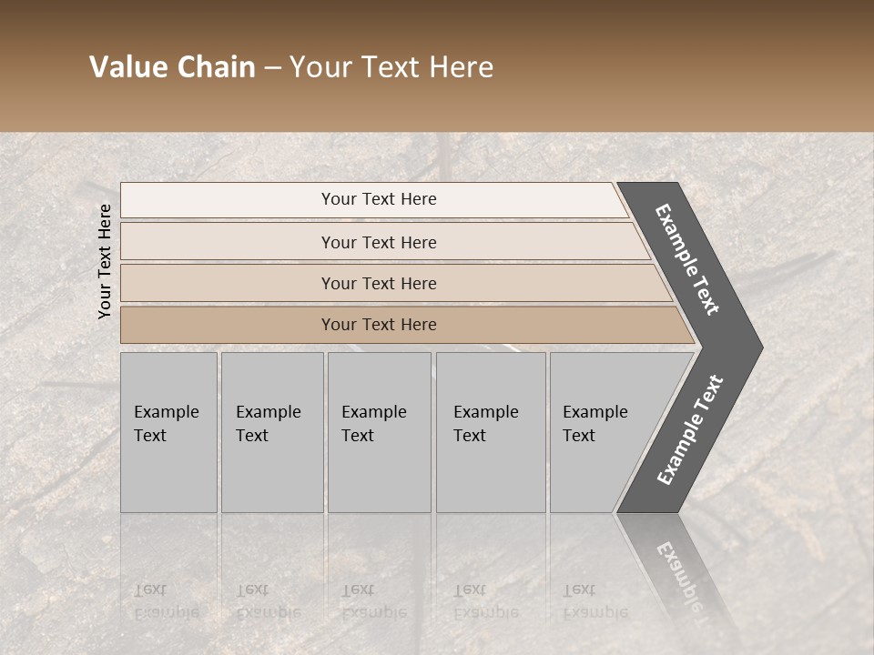 Life Caucasian Pensioner PowerPoint Template