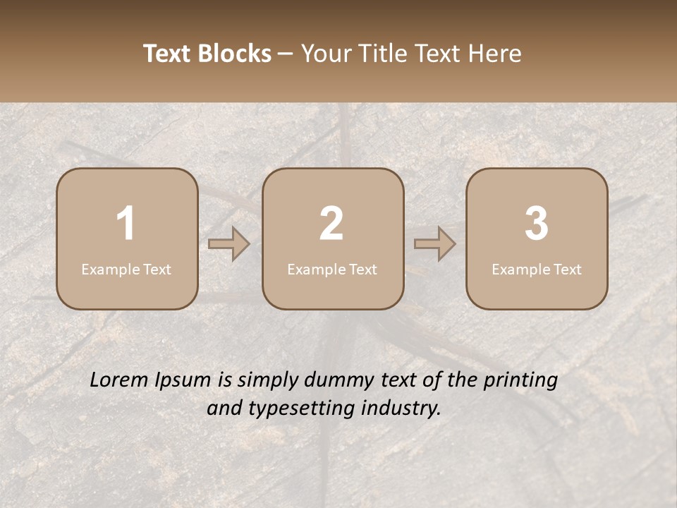 Life Caucasian Pensioner PowerPoint Template