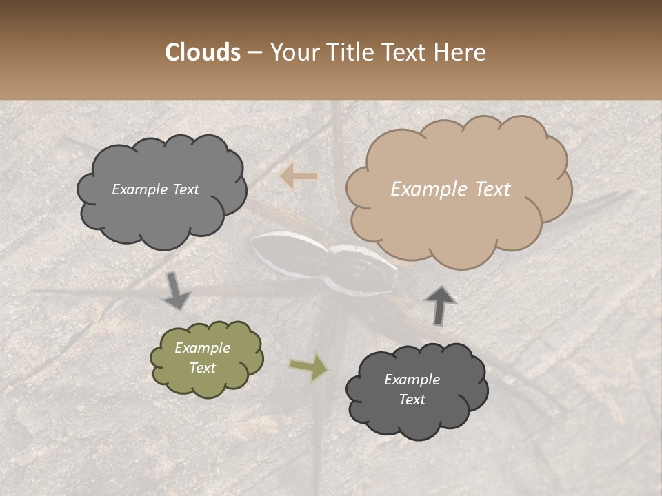 Life Caucasian Pensioner PowerPoint Template