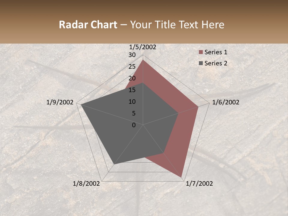 Life Caucasian Pensioner PowerPoint Template