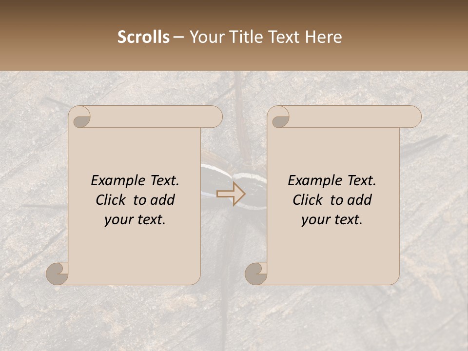 Life Caucasian Pensioner PowerPoint Template