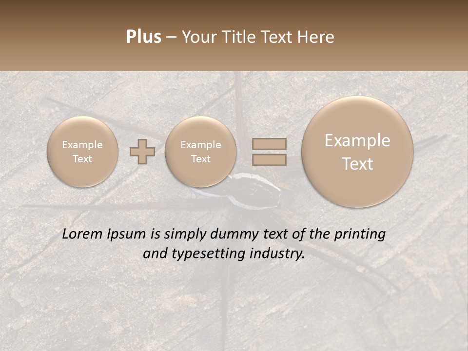 Life Caucasian Pensioner PowerPoint Template