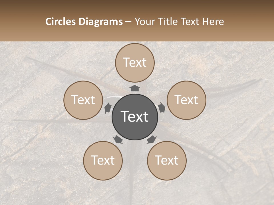 Life Caucasian Pensioner PowerPoint Template