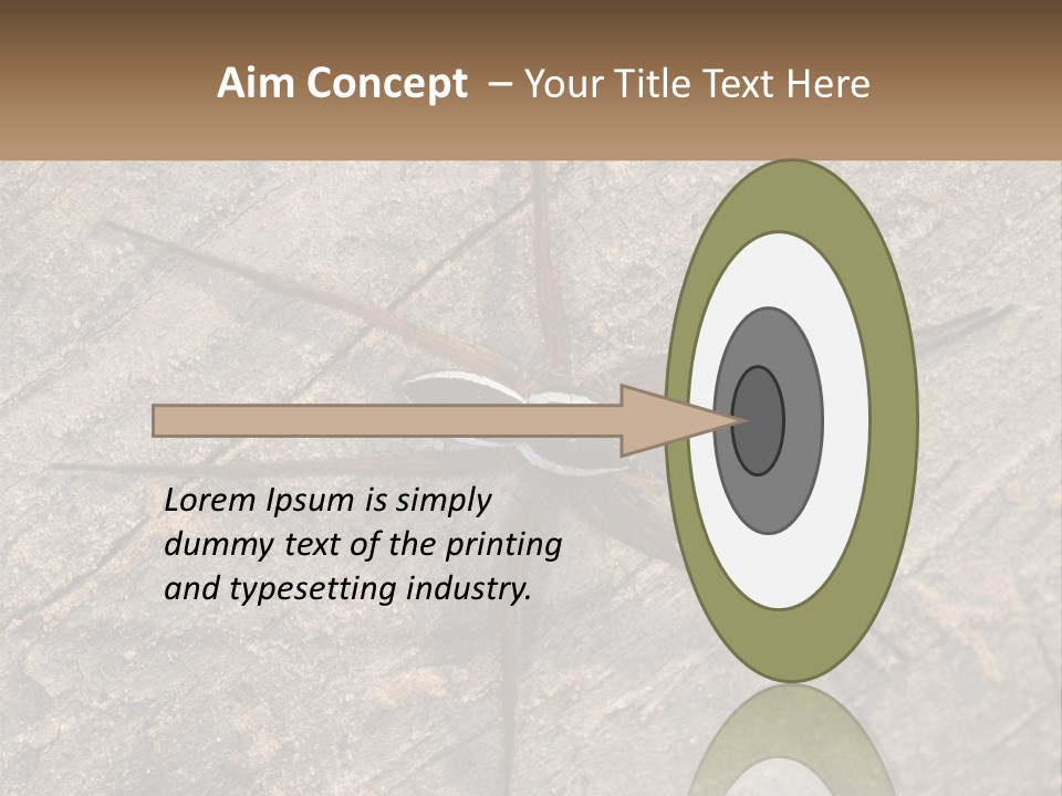 Life Caucasian Pensioner PowerPoint Template