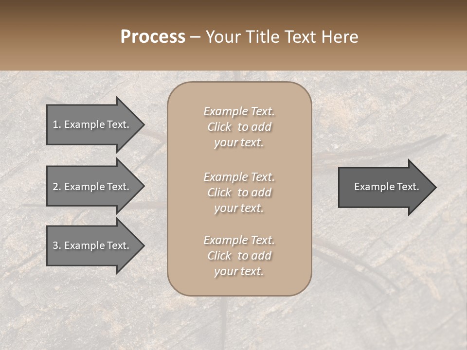 Life Caucasian Pensioner PowerPoint Template
