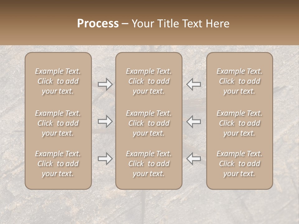 Life Caucasian Pensioner PowerPoint Template