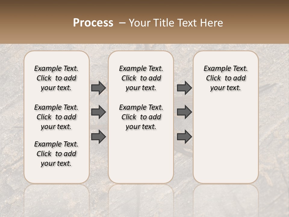Life Caucasian Pensioner PowerPoint Template