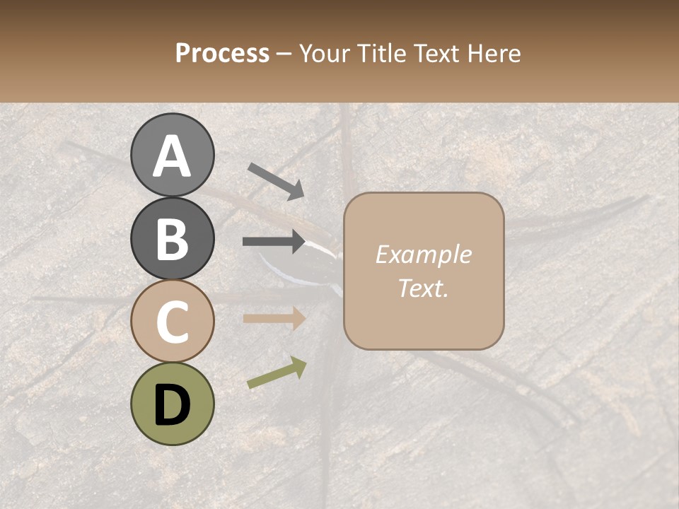 Life Caucasian Pensioner PowerPoint Template