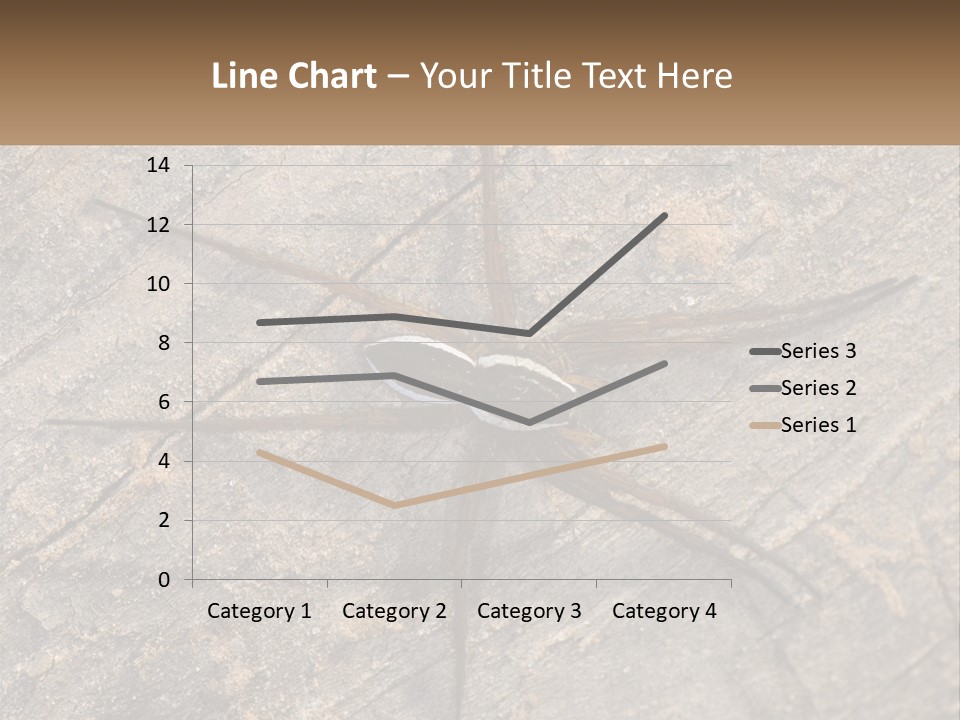 Life Caucasian Pensioner PowerPoint Template