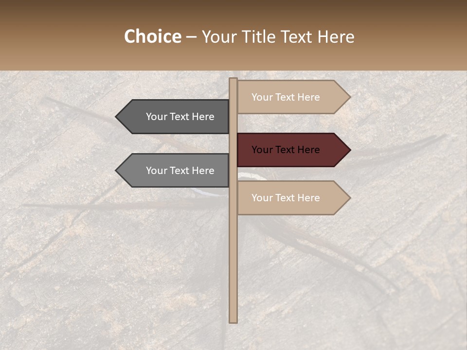 Life Caucasian Pensioner PowerPoint Template