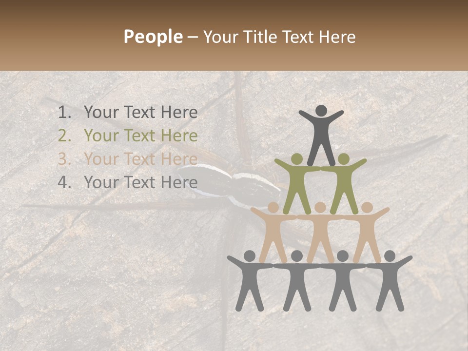 Life Caucasian Pensioner PowerPoint Template