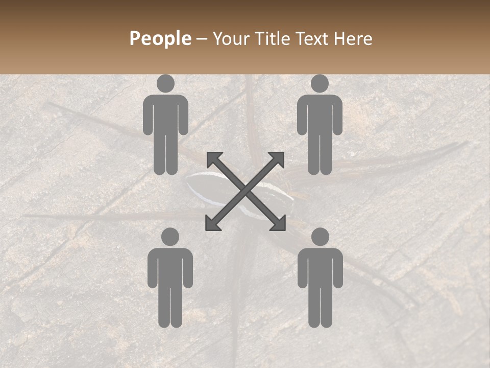 Life Caucasian Pensioner PowerPoint Template