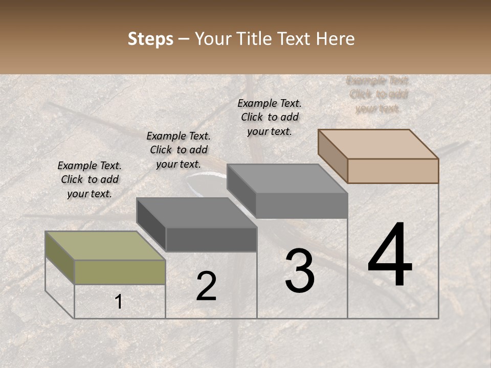 Life Caucasian Pensioner PowerPoint Template