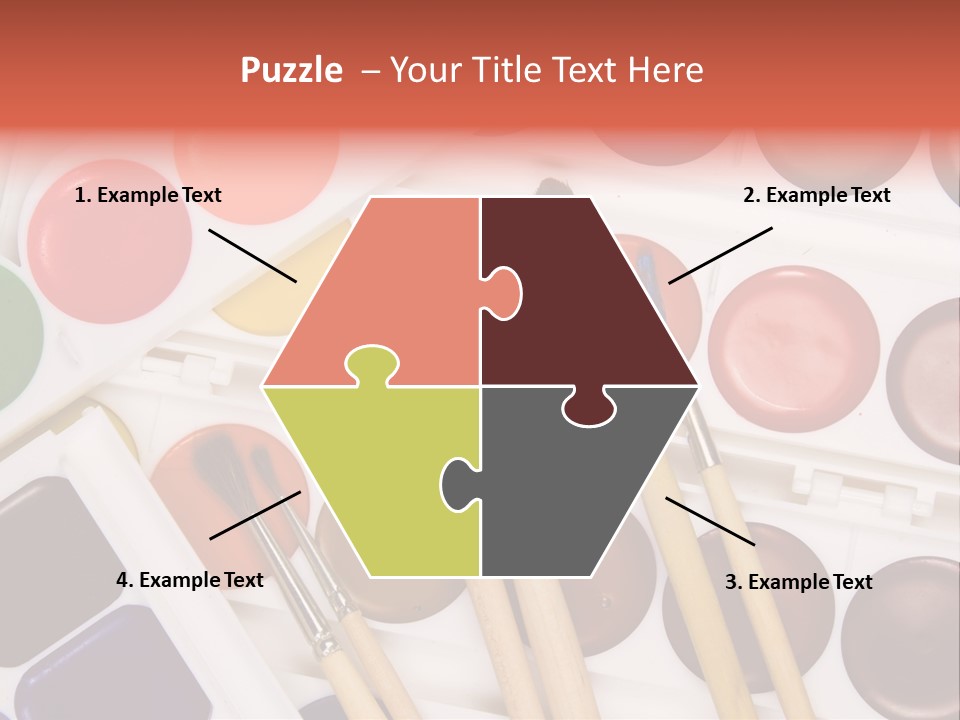 Sand Woman Sunset PowerPoint Template