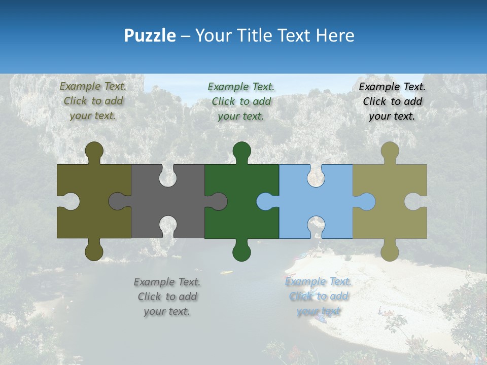 Old Calm Sea PowerPoint Template