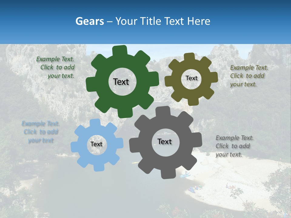 Old Calm Sea PowerPoint Template