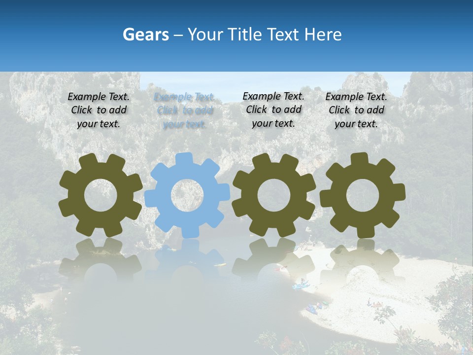 Old Calm Sea PowerPoint Template