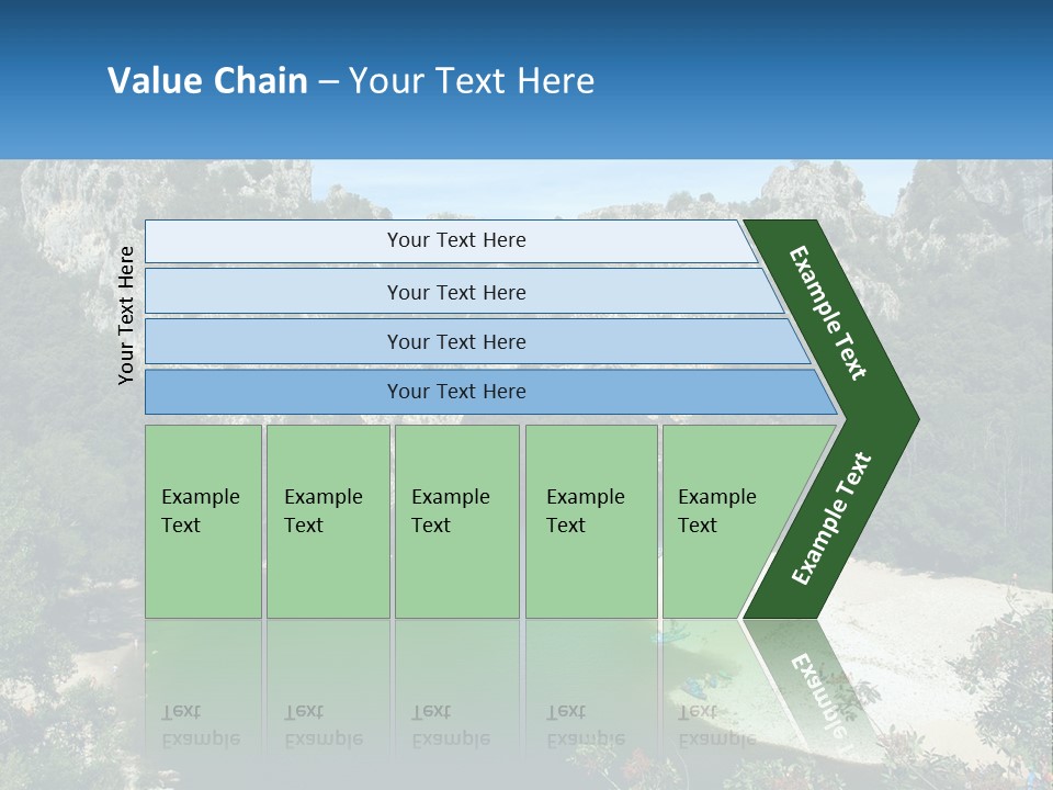 Old Calm Sea PowerPoint Template