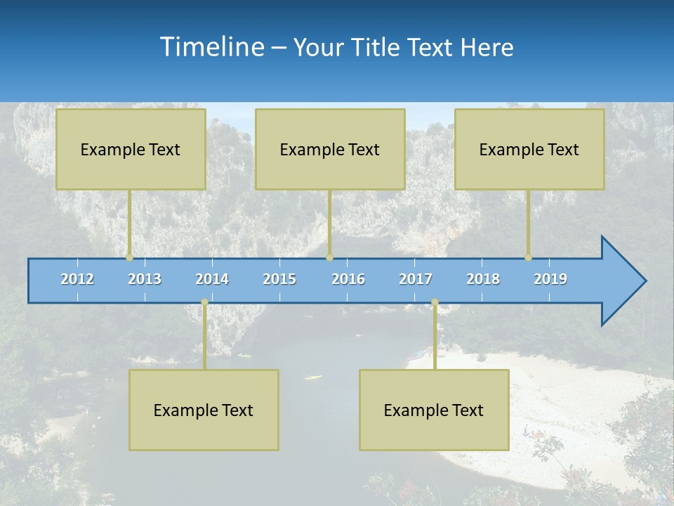 Old Calm Sea PowerPoint Template