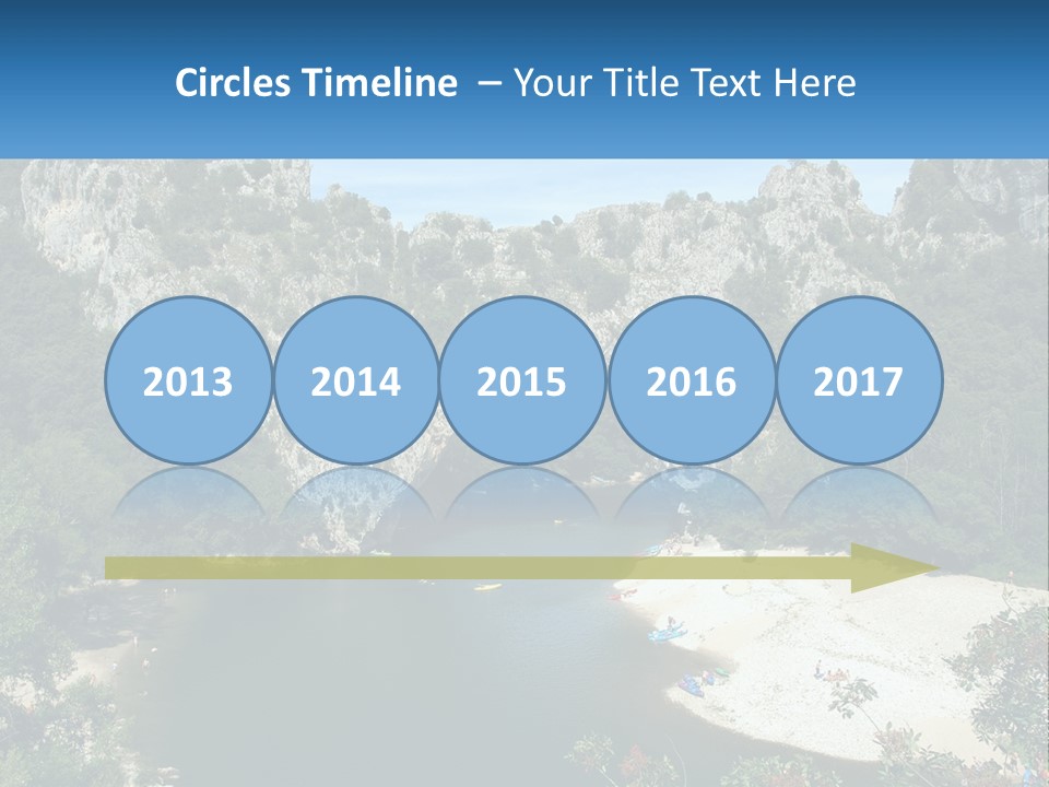 Old Calm Sea PowerPoint Template