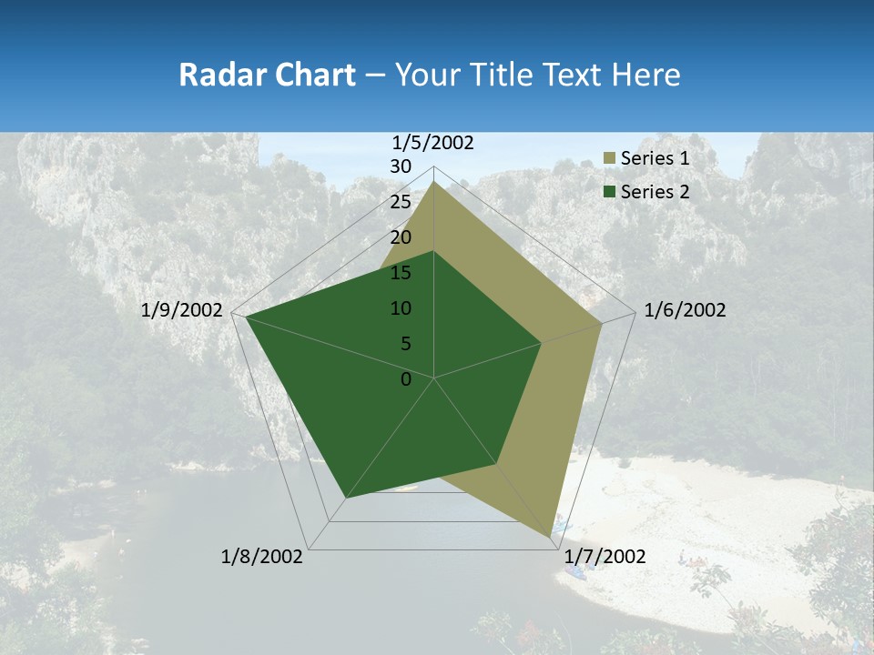 Old Calm Sea PowerPoint Template