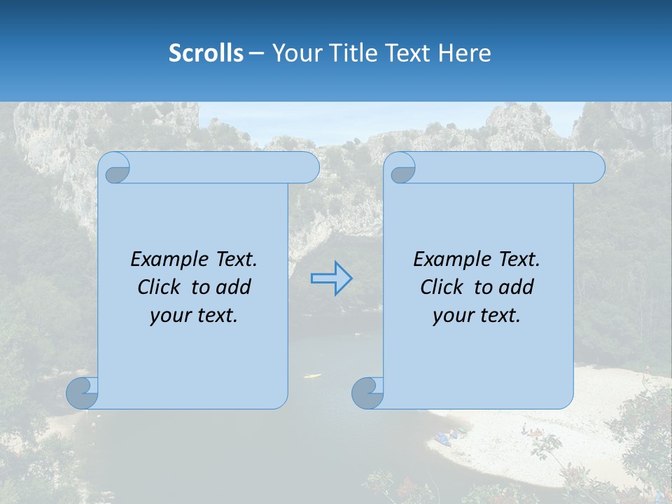 Old Calm Sea PowerPoint Template